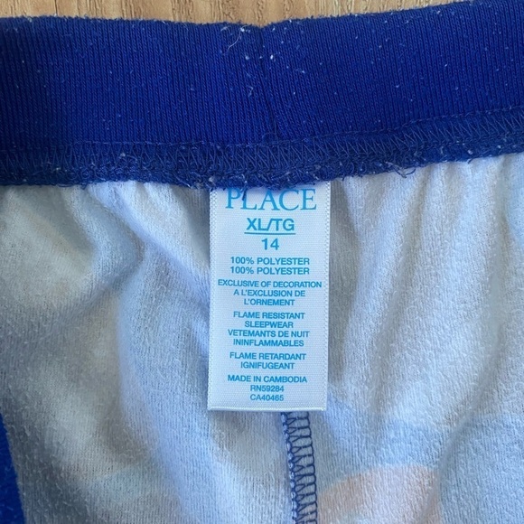 Youth Kids The Children’s Place Football Pajama Pants - Picture 6 of 6